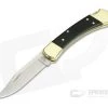 Buck 110 Genuine Ebony Hardwood Lock Back Folding Hunter 0110BRS