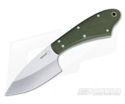 Boker Plus Easedrop Green G10 Fixed Blade 02BO008