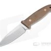 Boker Plus Cub Pro Burnley Satin D2 Brown Canvas Micarta Fixed Blade 02BO029