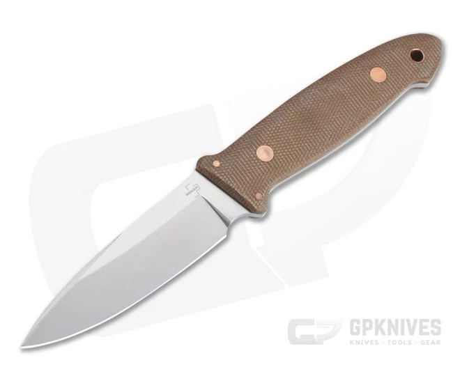 Boker Plus Cub Pro Burnley Satin D2 Brown Canvas Micarta Fixed Blade 02BO029 1 Boker Plus Cub Pro Burnley Satin D2 Brown Canvas Micarta Fixed Blade 02BO029