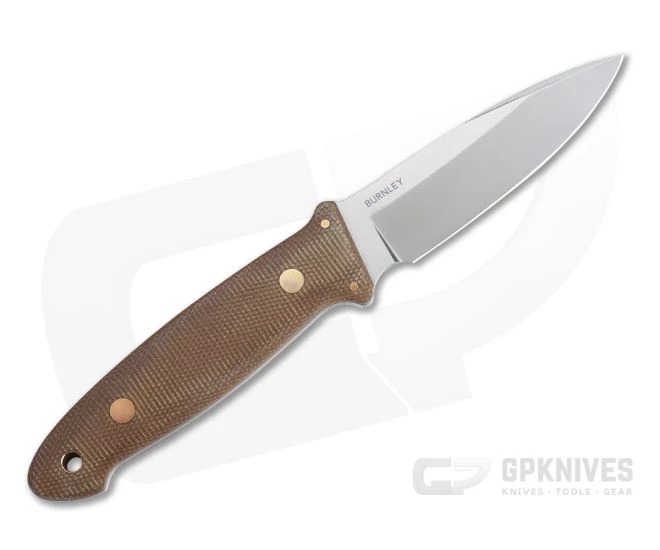 Boker Plus Cub Pro Burnley Satin D2 Brown Canvas Micarta Fixed Blade 02BO029 3 Boker Plus Cub Pro Burnley Satin D2 Brown Canvas Micarta Fixed Blade 02BO029 - Image 3