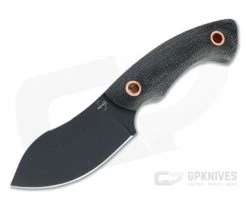 Boker Plus Vox Nessmi Black D2 Black Canvas Micarta Fixed Blade 02BO066