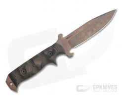 Dawson Knives Chief Arizona Copper 3V Orange/Black G10 Fixed Blade -Camping Knives best sale 03265 3