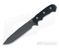 Hinderer Knives Fieldtac 7.0 D2 Black DLC Fixed G10 Knife