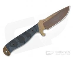 Dawson Knives Pathfinder Arizona Copper 3V Blue/Black G10 Fixed Blade 5 Dawson Knives Pathfinder Arizona Copper 3V Blue/Black G10 Fixed Blade -Camping Knives best sale 04368 3