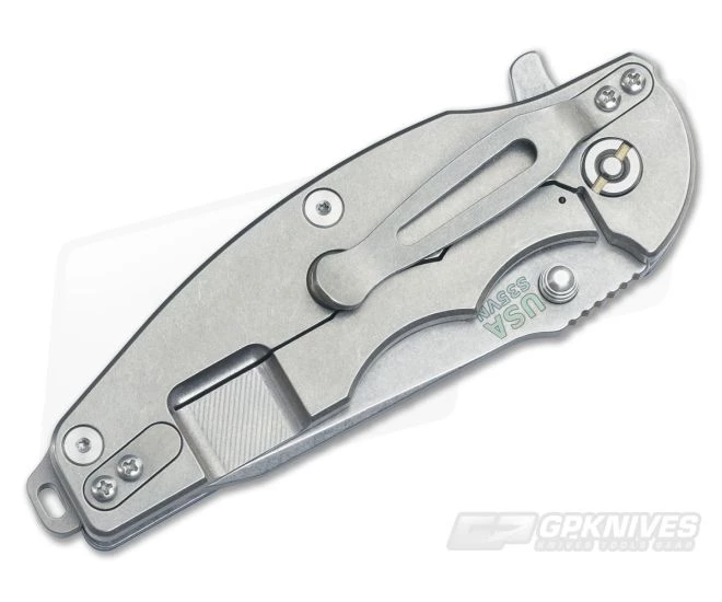 Hinderer Knives Jurassic 3.25" Blue G10 SpearPoint Stonewash 2 Hinderer Knives Jurassic 3.25" Blue G10 SpearPoint Stonewash - Image 2