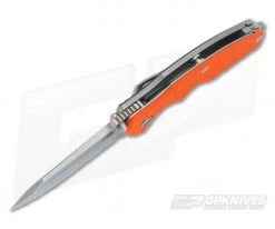 Hinderer Knives Jurassic 3.25" Orange G10 SpearPoint Stonewash -Camping Knives best sale 0440 3