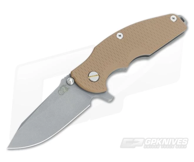 Hinderer Knives Jurassic 3.25" Coyote G10 SpearPoint WF 1 Hinderer Knives Jurassic 3.25" Coyote G10 SpearPoint WF