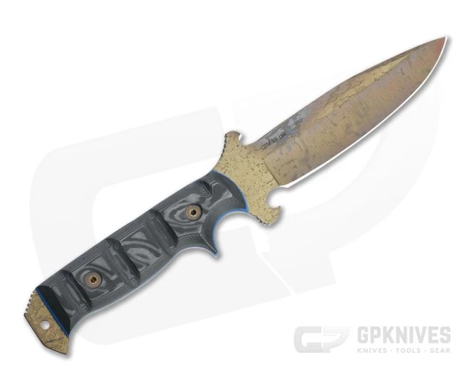 Dawson Knives Chief Arizona Copper 3V Two-Tone Carbon Fiber Fixed Blade 3 Dawson Knives Chief Arizona Copper 3V Two-Tone Carbon Fiber Fixed Blade - Image 3
