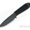 M. Strider Knives WP Hand Ground Spear Point Black ATS-34 Paracord Wrap 050