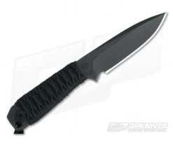 M. Strider Knives WP Hand Ground Spear Point Black ATS-34 Paracord Wrap 051 -Camping Knives best sale 051 3 3
