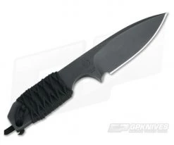 M. Strider Knives WP Hand Ground Drop Point Black ATS-34 Paracord Wrap 053 -Camping Knives best sale 053 3 4