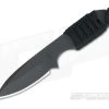 M. Strider Knives WP Hand Ground Spear Point Black ATS-34 Paracord Wrap 055