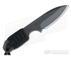 M. Strider Knives WP Hand Ground Spear Point Black ATS-34 Paracord Wrap 056 -Camping Knives best sale 056 3 4