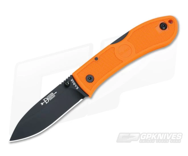 Kabar Knives Dozier Blaze Orange Folding Hunter 4062BO 1 Kabar Knives Dozier Blaze Orange Folding Hunter 4062BO