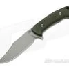 Hinderer Ranch Bowie Stonewashed CPM-3V Green Micarta Fixed Blade 0649