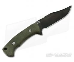 Hinderer Ranch Bowie Black Stonewash DLC CPM-3V Green Micarta Fixed Blade 5 Hinderer Ranch Bowie Black Stonewash DLC CPM-3V Green Micarta Fixed Blade -Camping Knives best sale 0650 3