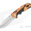 Buck Pursuit Pro Folder Small S35VN Drop Point Orange Folding Hunting Knife 0661ORS