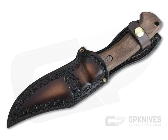 Hinderer Ranch Bowie Vintage Series Walnut Parkarized O1 Fixed Blade 0707 2 Hinderer Ranch Bowie Vintage Series Walnut Parkarized O1 Fixed Blade 0707 - Image 2