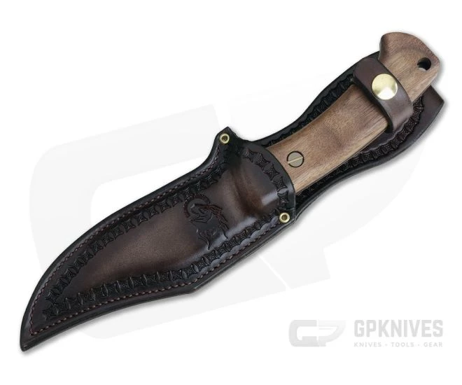 Hinderer Ranch Bowie Vintage Series Walnut Parkarized O1 Fixed Blade 0716 2 Hinderer Ranch Bowie Vintage Series Walnut Parkarized O1 Fixed Blade 0716 - Image 2