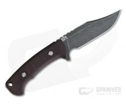 Hinderer Ranch Bowie Battle Black CPM-3V Burgundy Micarta Fixed Blade 5 Hinderer Ranch Bowie Battle Black CPM-3V Burgundy Micarta Fixed Blade -Camping Knives best sale 0720 3