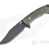 Hinderer Ranch Bowie Battle Black CPM-3V Green Micarta Fixed Blade