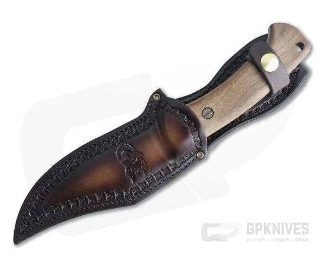 Hinderer Ranch Bowie Vintage Series Walnut Parkarized O1 Fixed Blade 0737 2 Hinderer Ranch Bowie Vintage Series Walnut Parkarized O1 Fixed Blade 0737 - Image 2