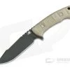 Hinderer Ranch Reserve Harpoon Spanto Battle Black CPM-3V Natural Micarta Fixed Blade 0889