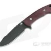 Hinderer Ranch Reserve Harpoon Spanto Battle Black CPM-3V Burgundy Micarta Fixed Blade 0890