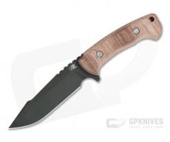 Hinderer Ranch Reserve Harpoon Spanto Battle Black CPM-3V Red Micarta Fixed Blade 0892