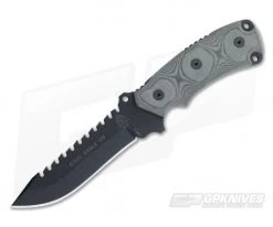 TOPS Steel Eagle 105 Hunter Point Black Linen Micarta