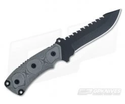 TOPS Steel Eagle 105 Hunter Point Black Linen Micarta -Camping Knives best sale 105hp 3