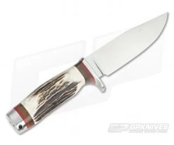 Linder Knives Mark I Stag Handle 107512 -Camping Knives best sale 107512 3