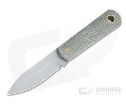 Boker Solingen Burnley Barlow BFF Stonewashed AEB-L Green Micarta Fixed Blade 120505