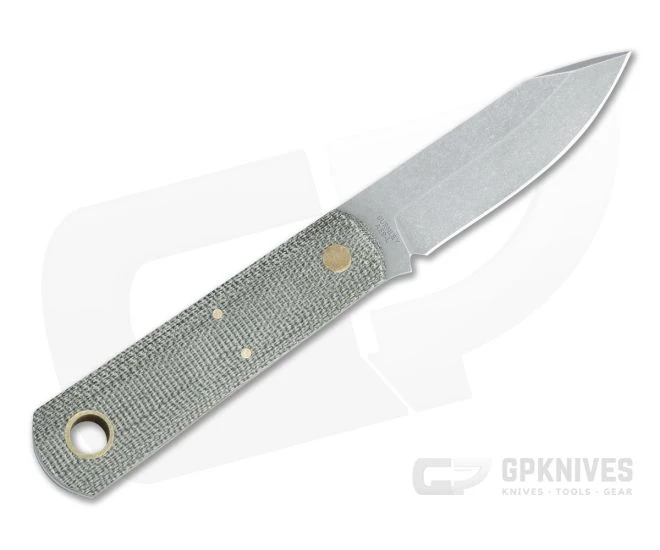 Boker Solingen Burnley Barlow BFF Stonewashed AEB-L Green Micarta Fixed Blade 120505 3 Boker Solingen Burnley Barlow BFF Stonewashed AEB-L Green Micarta Fixed Blade 120505 - Image 3