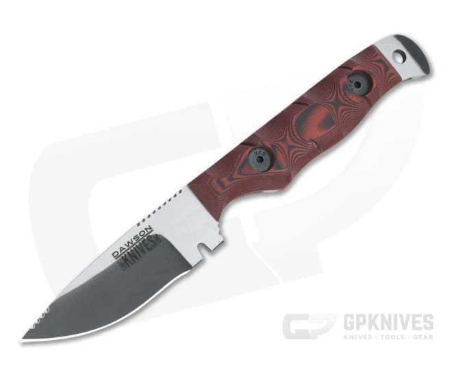 Dawson Knives Handyman Specter 3V Red/Black G10 Fixed Blade 1 Dawson Knives Handyman Specter 3V Red/Black G10 Fixed Blade