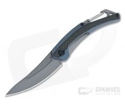 Kershaw Reverb XL G10 Carbon Fiber Folder with Carabiner 1225