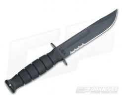 Kabar Black Short Serrated Knife 1259 -Camping Knives best sale 1259 3