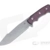 Hinderer Knives Fieldtac 6" Harpoon Spearpoint Working Finish Nitro-V Burgundy Micarta Fixed Blade 1271