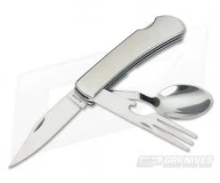 Kabar Hobo Stainless Fork Knife Spoon Folder 1300
