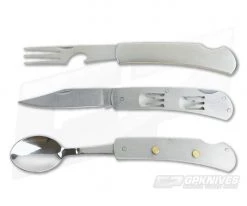 Kabar Hobo Stainless Fork Knife Spoon Folder 1300 -Camping Knives best sale 1300 4