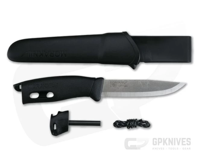 Morakniv Companion Spark Knife with Integral Fire Steel Black 4 Morakniv Companion Spark Knife with Integral Fire Steel Black - Image 4