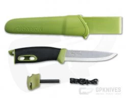 Morakniv Companion Spark Knife with Integral Fire Steel Green -Camping Knives best sale 13570 4