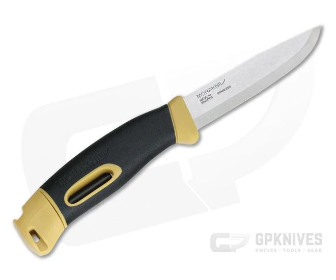 Morakniv Companion Spark Knife with Integral Fire Steel Yellow 3 Morakniv Companion Spark Knife with Integral Fire Steel Yellow - Image 3