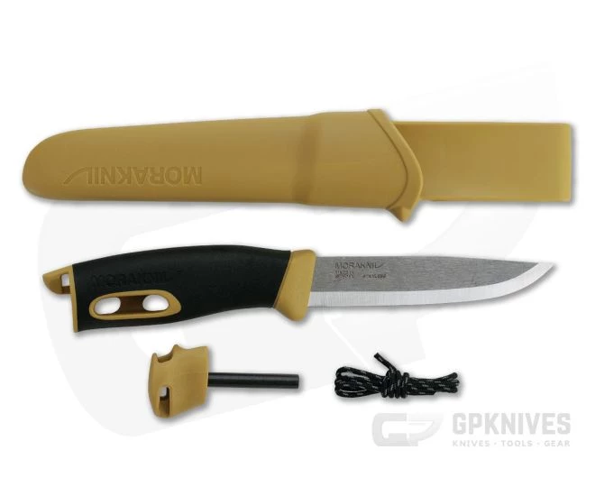 Morakniv Companion Spark Knife with Integral Fire Steel Yellow 4 Morakniv Companion Spark Knife with Integral Fire Steel Yellow - Image 4