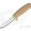 Mora of Sweden Lime Green Floating Cork Plain Stainless Steel Fixed Blade 13686