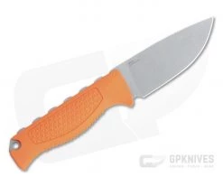 Benchmade Hunt Steep Country Stonewashed S30V Orange Santoprene Fixed Blade Knife 15006 -Camping Knives best sale 15006 3