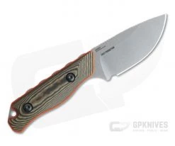 Benchmade Hunt Hidden Canyon Hunter Stonewashed S90V Richlite Orange G10 Fixed Blade Knife 15017-1 -Camping Knives best sale 15017 1 3
