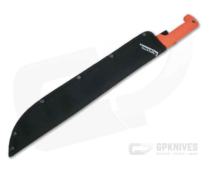 Condor Tool & Knife Eco-Light Orange 18" Carbon Steel Machete CTK152-18HC 2 Condor Tool & Knife Eco-Light Orange 18" Carbon Steel Machete CTK152-18HC - Image 2