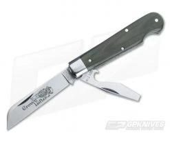 Tidioute Cutlery #15 Boys Knife Green Micarta